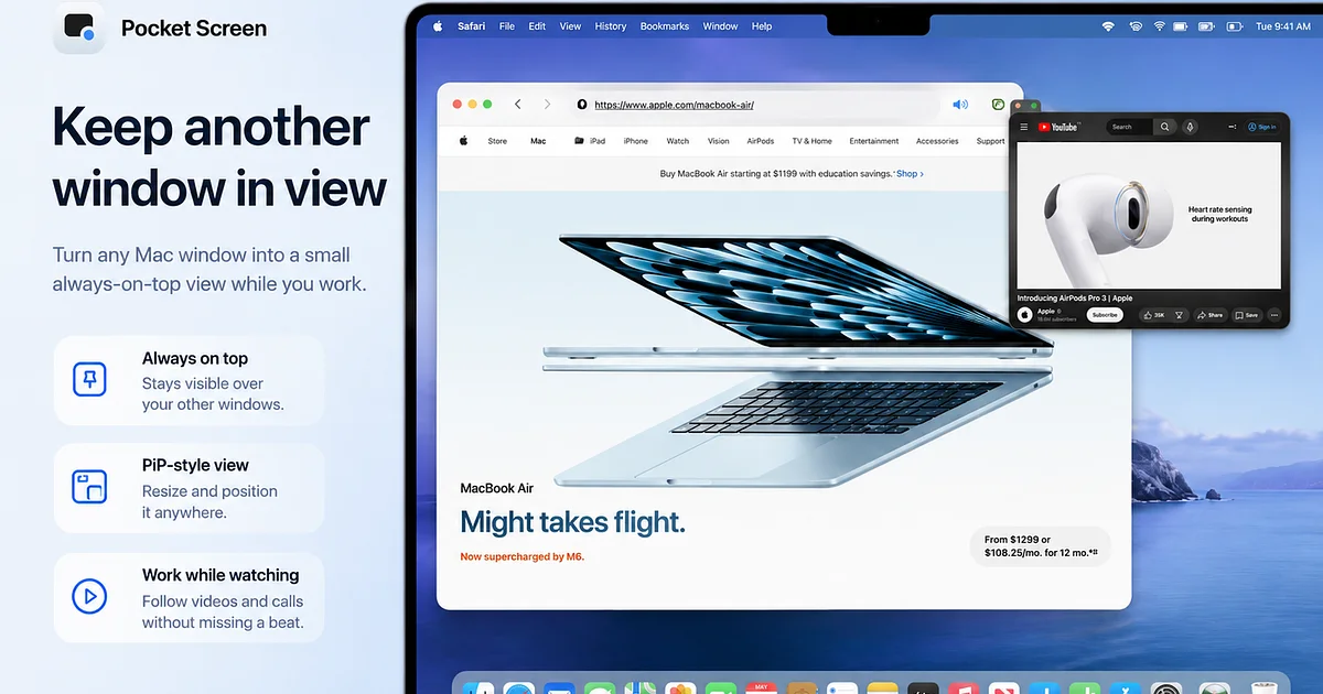 Pocket Screen app preview
