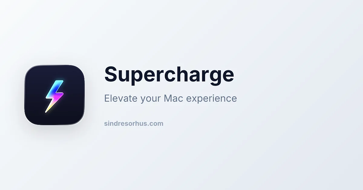 Supercharge product preview
