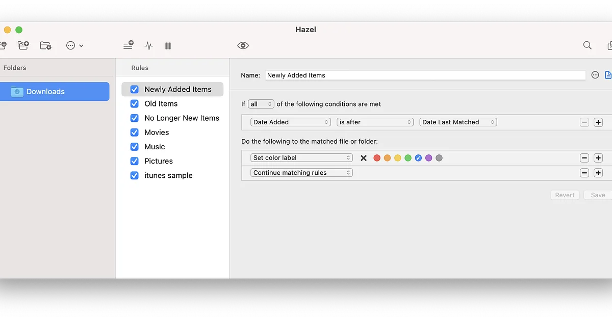 Hazel app preview