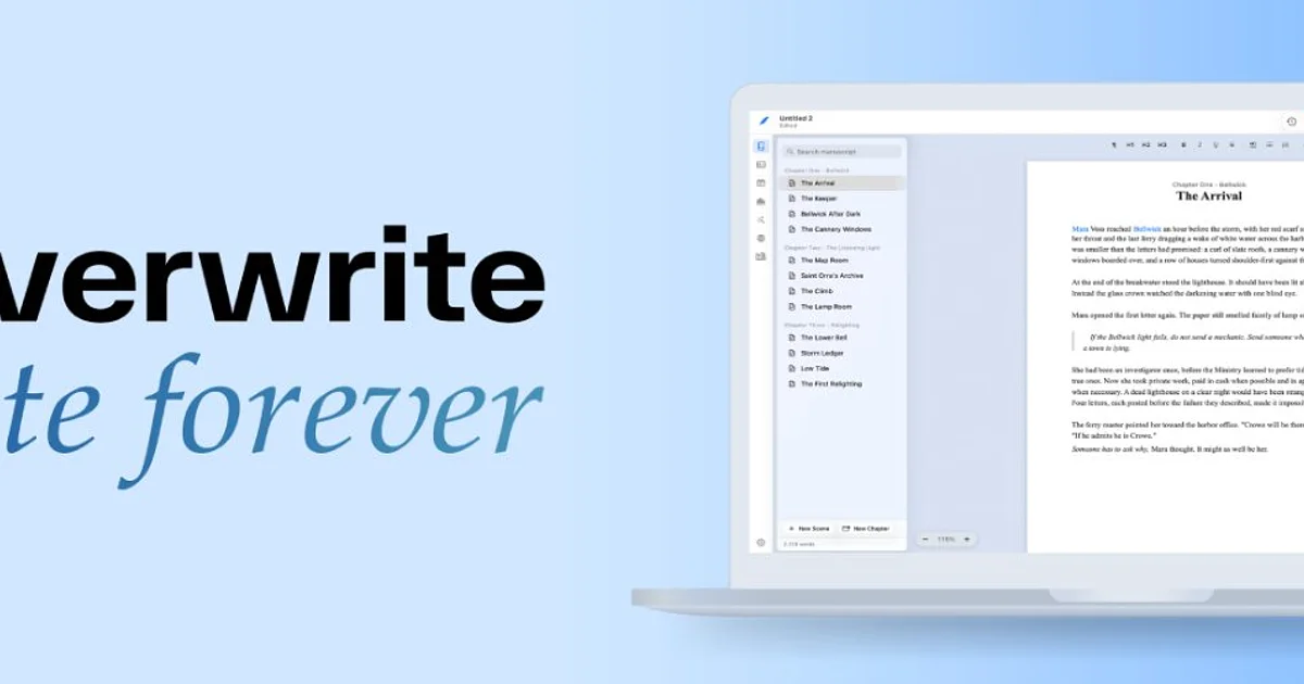 Everwrite app preview