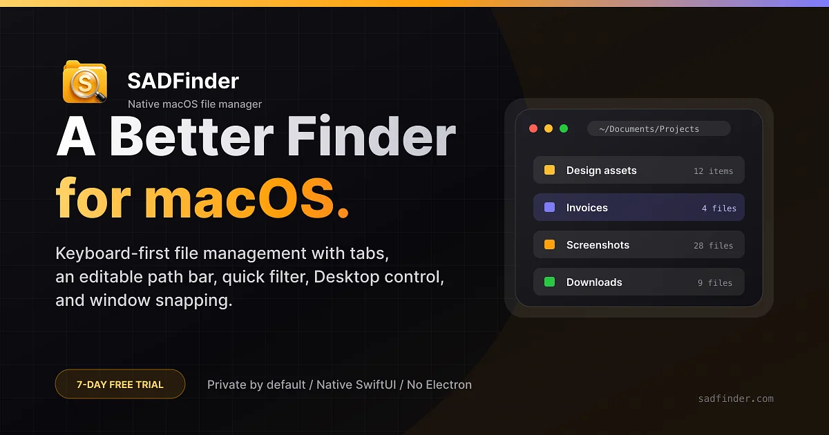 SADFinder app preview