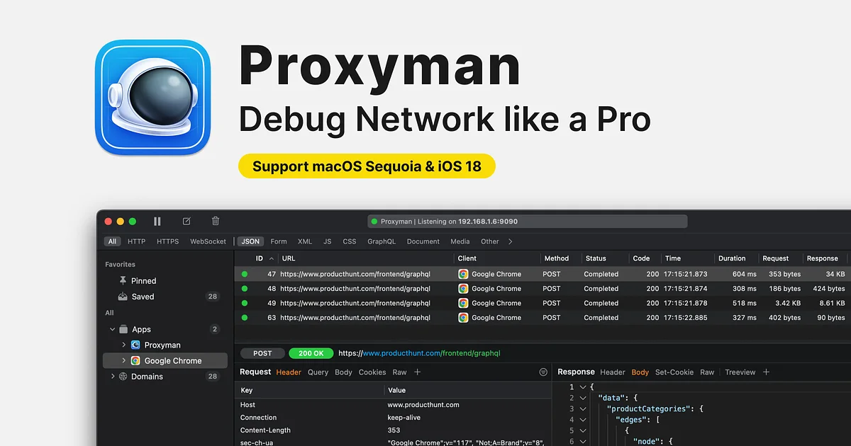 Proxyman app preview