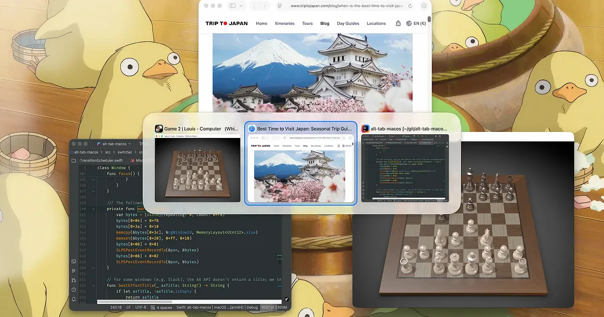 Alt-Tab app preview