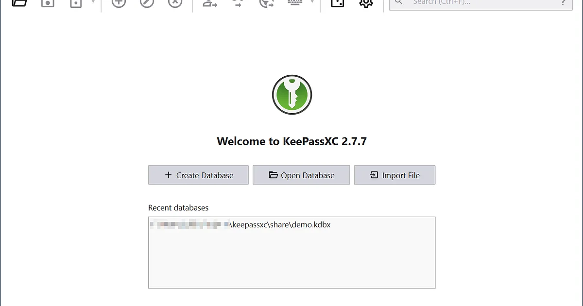 KeePassXC app preview