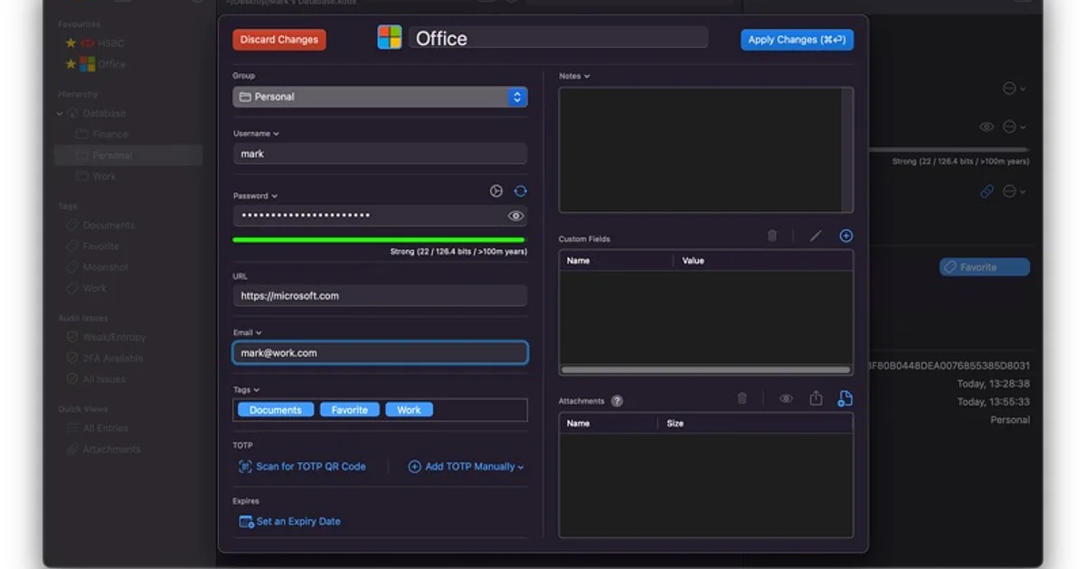 Strongbox app preview