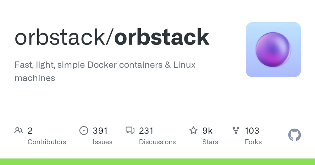 OrbStack app preview