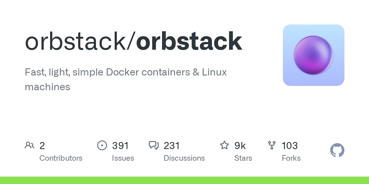 OrbStack product preview