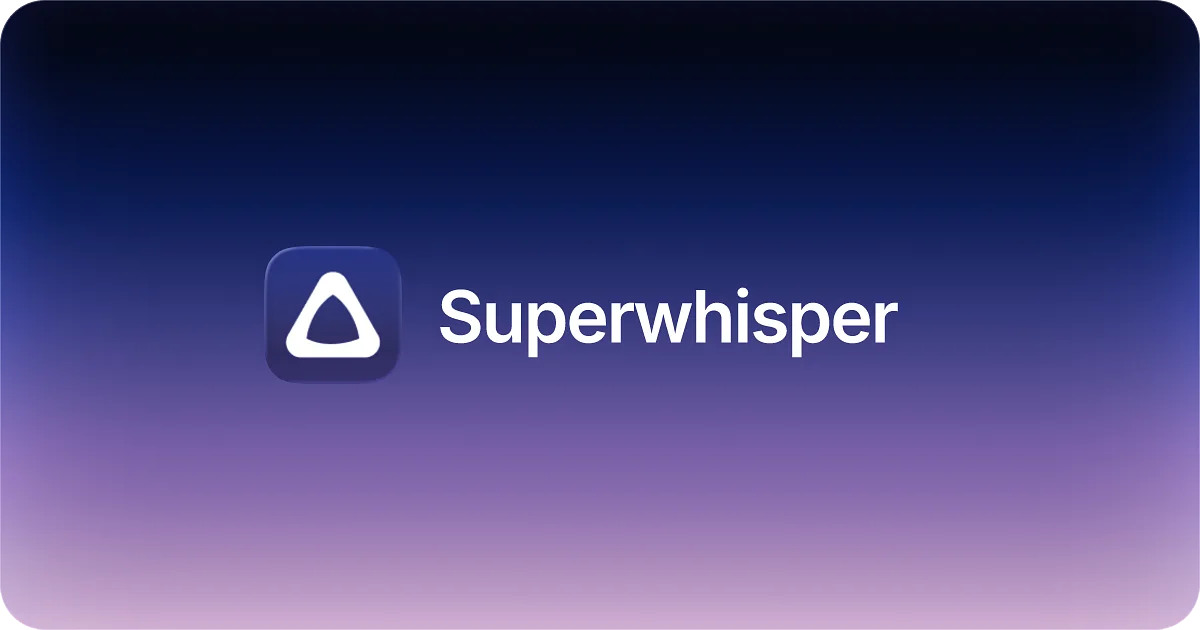 superwhisper app preview