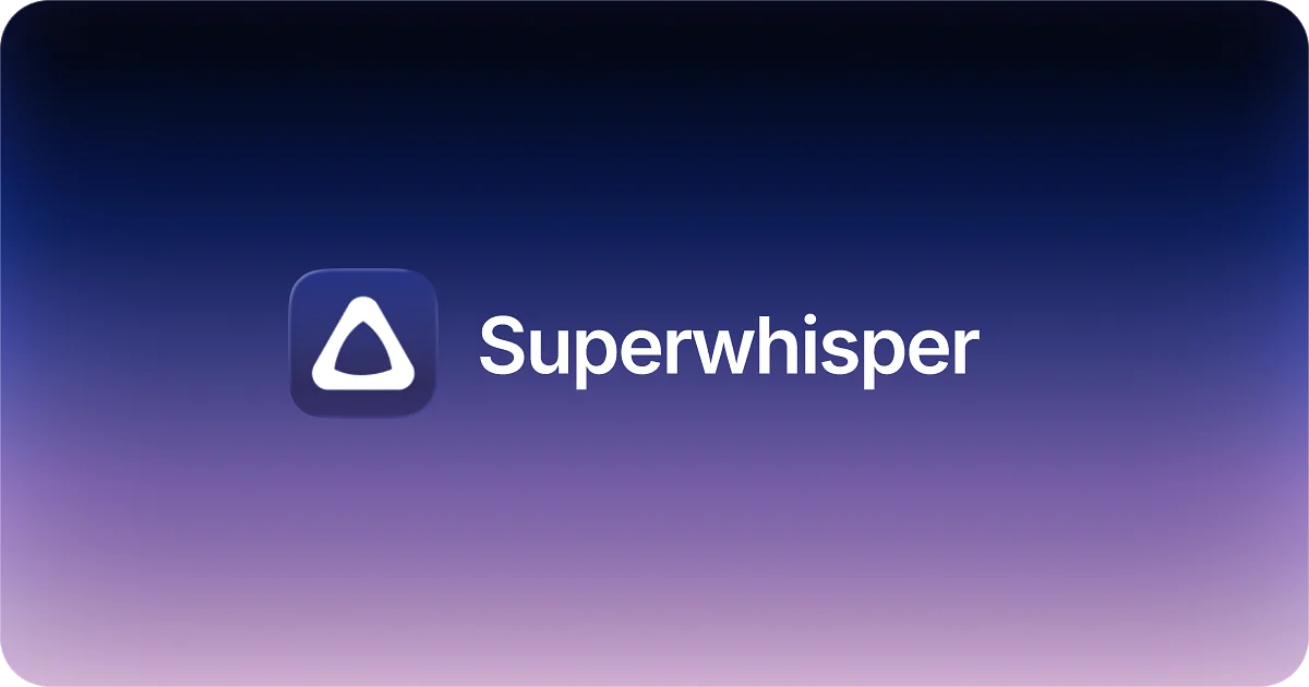 superwhisper product preview