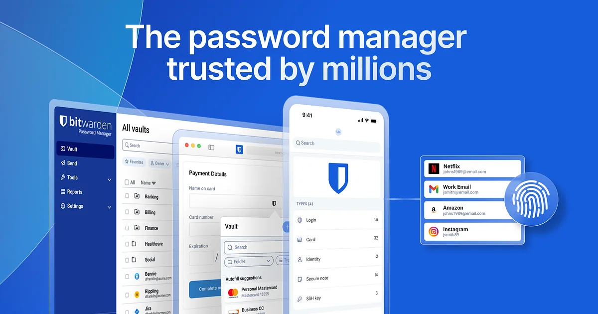 Bitwarden app preview