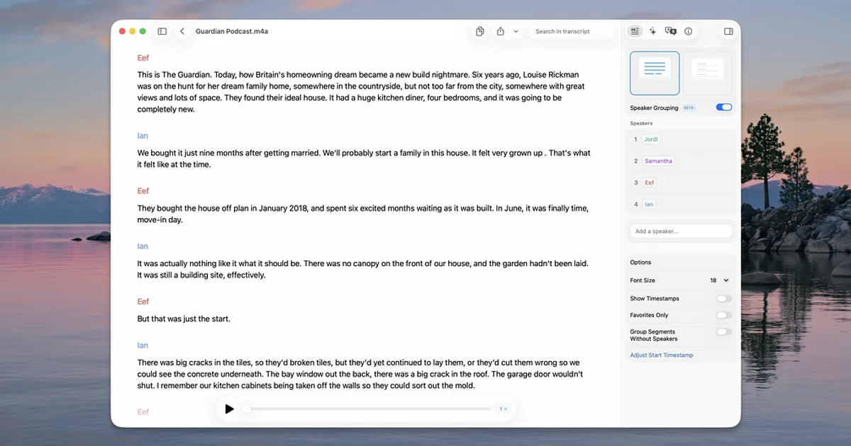 MacWhisper app preview