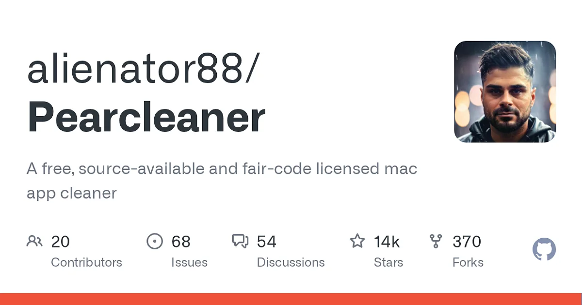 Pearcleaner app preview