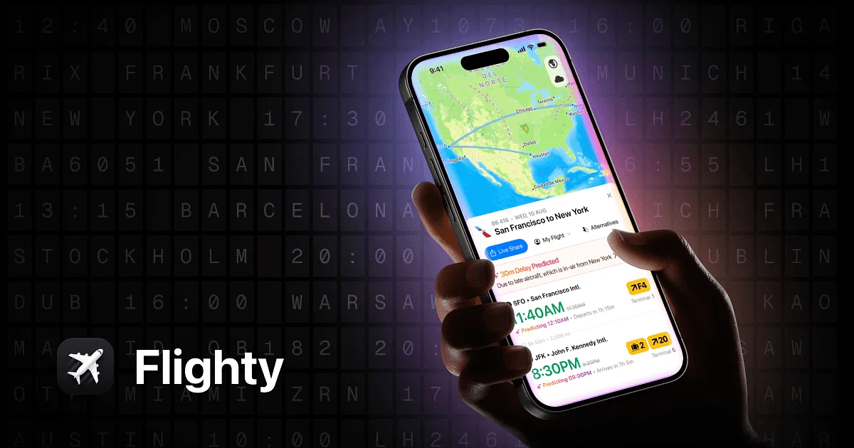 Flighty app preview