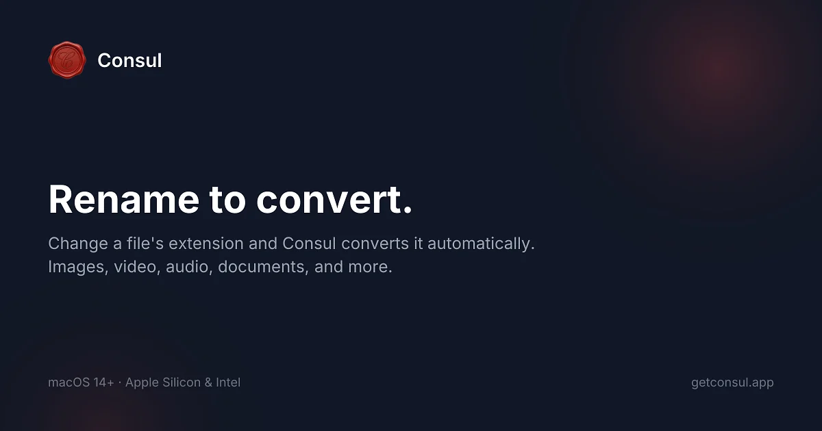 Consul product preview