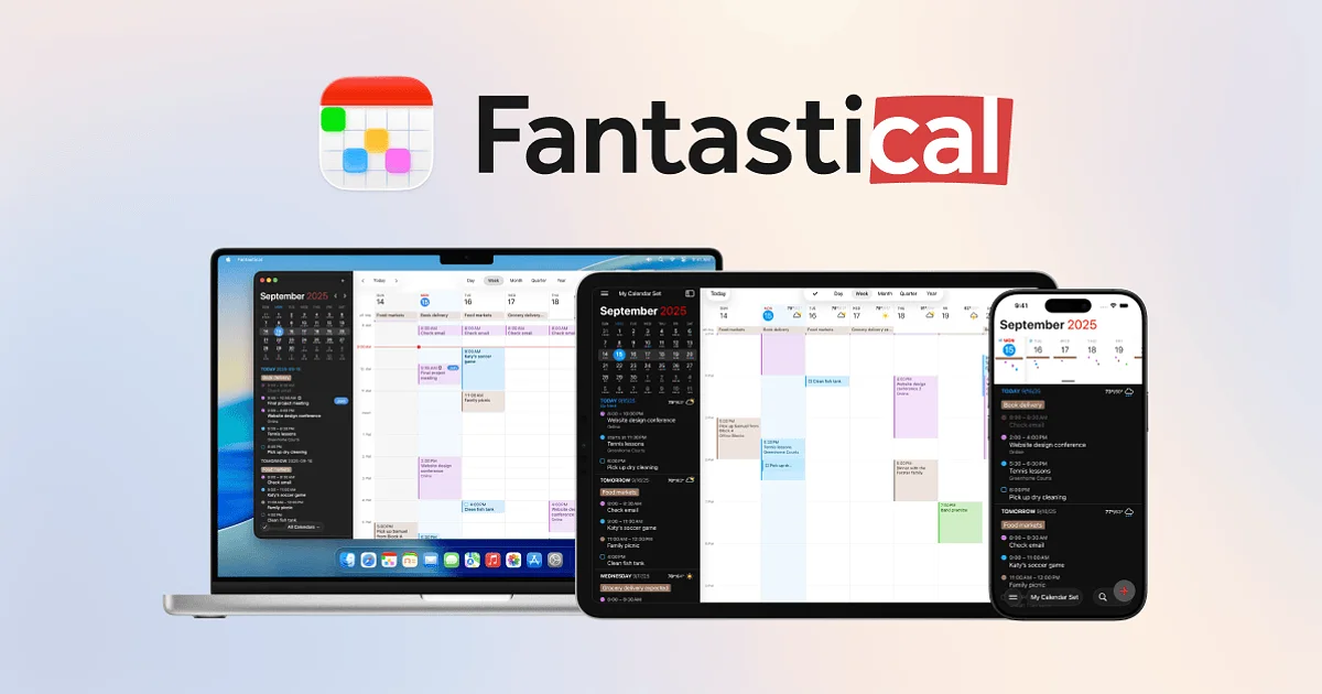 Fantastical app preview