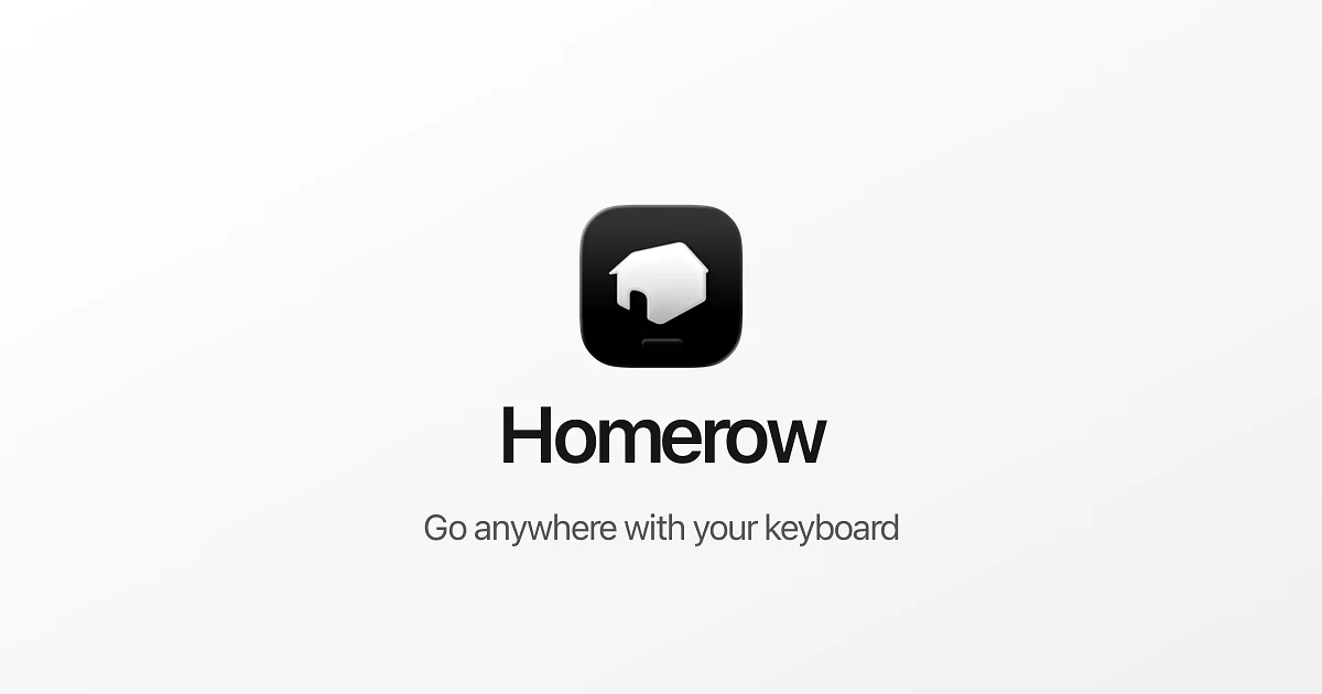 Homerow app preview