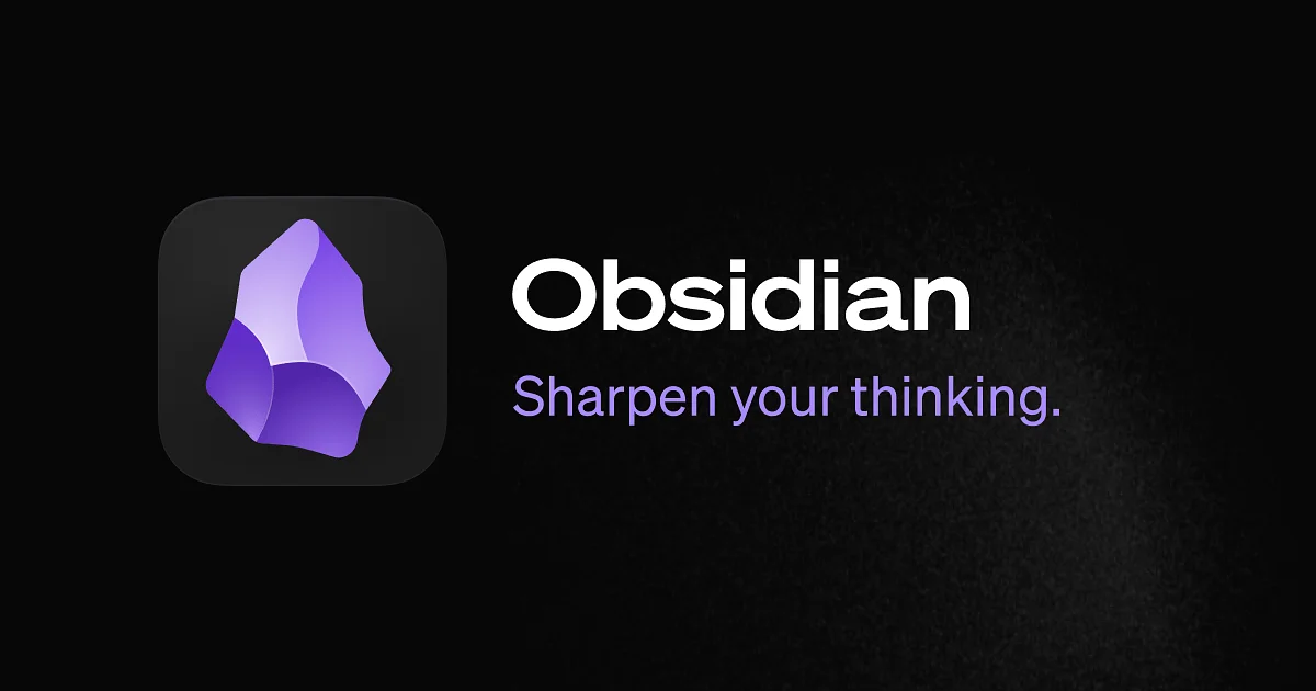 Obsidian app preview