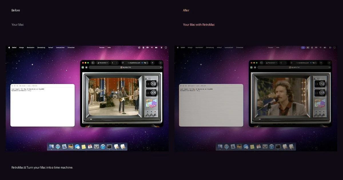RetroMac product preview