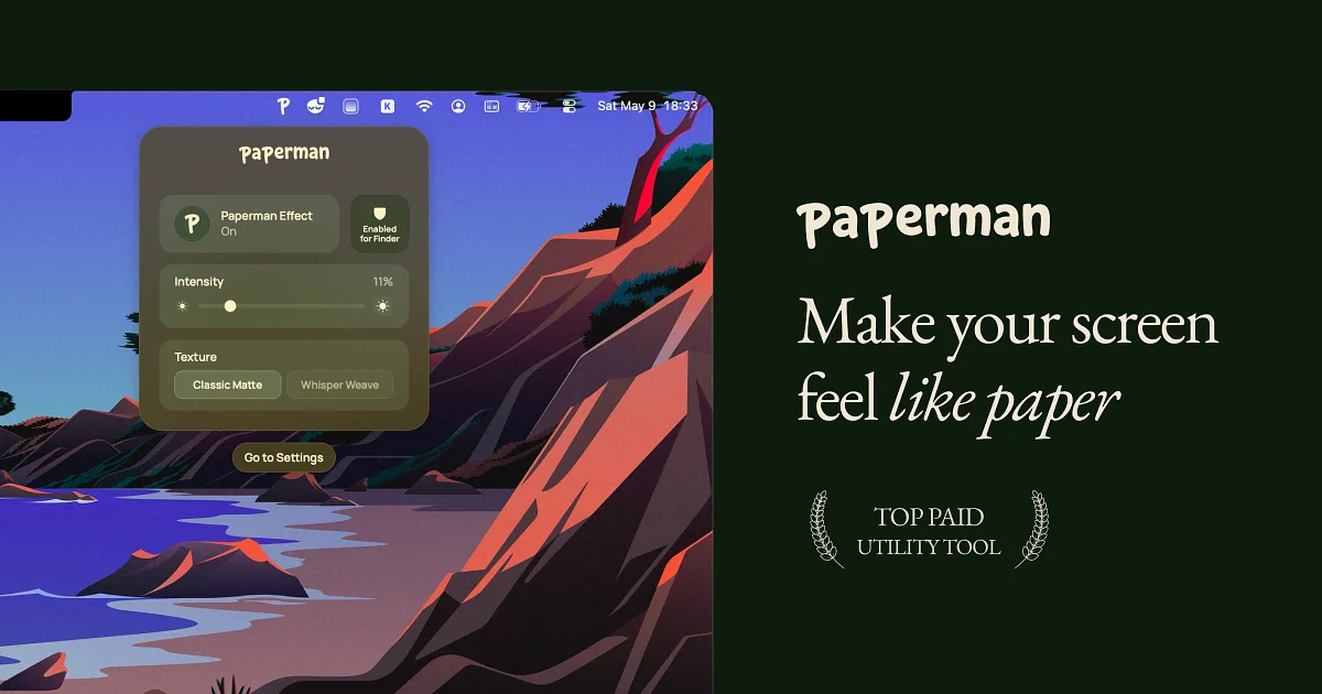 Paperman app preview